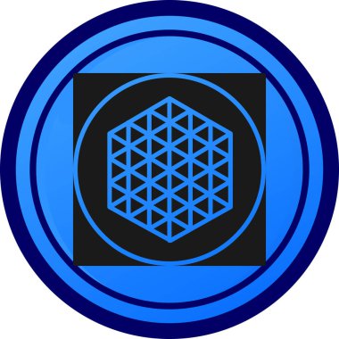 Mavi arkaplanın vektör illüstrasyonu