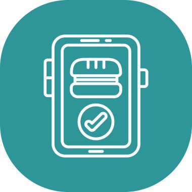 cep telefonu simgesi, modern tasarım illüstrasyonu