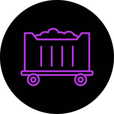 Vektör teslimat kamyonu ICO