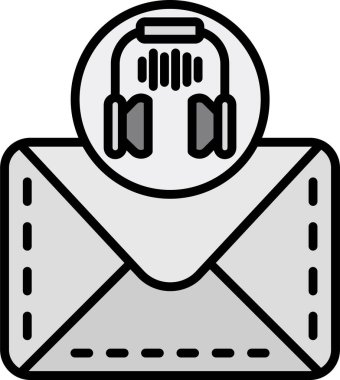 zarf e- posta simgesi ana hat biçiminde