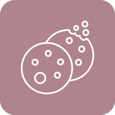 Benzersiz bakteri vektör simgesi