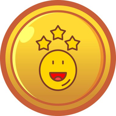 Altınla mutlu bir ifade.