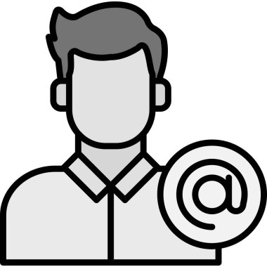 e-posta pazarlama simgesi ana hat biçiminde