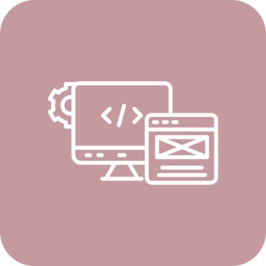 Web tasarım renk vektörü simgesi