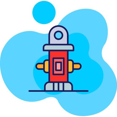 Bir robot simgesinin vektör illüstrasyonu