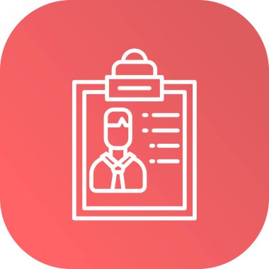 Belge simgesinin vektör illüstrasyonu