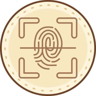 Çip simgesi vektör illüstrasyonu