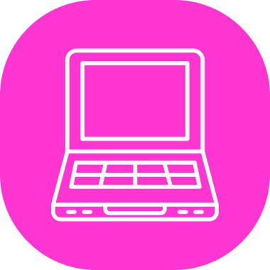 Bilgisayar. Web simgesi basit illüstrasyon