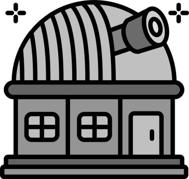 Bir ev simgesinin vektör illüstrasyonu