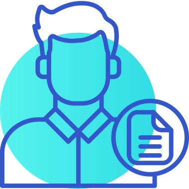 man simgesi, vektör illüstrasyonu