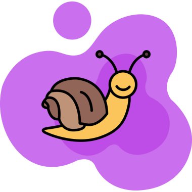 Salyangoz simgesi, anahat stili