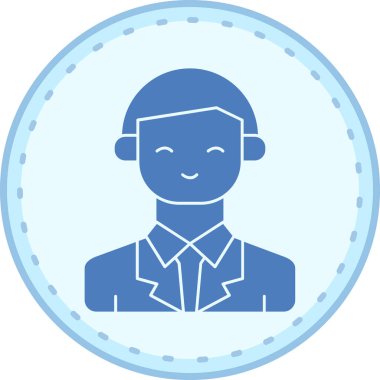 avatar. Web simgesi basit illüstrasyon