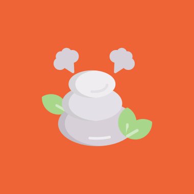 Yemek ve yemek ikonunun vektör illüstrasyonu