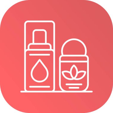 güzellik kozmetik ürün simgesi düz stil