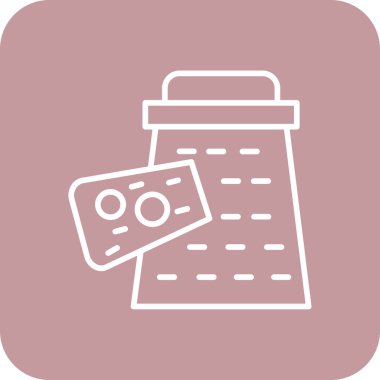 Gıda simgesinin vektör illüstrasyonu