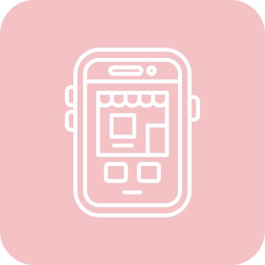 Cep telefonu vektör çizimi