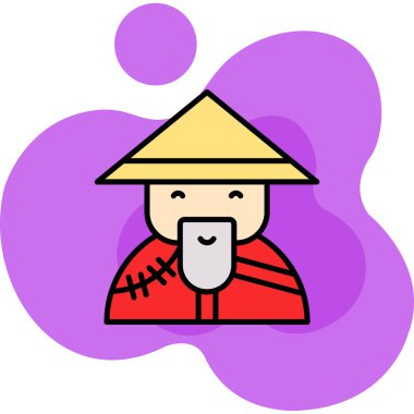 Çin kültür vektör simgesi