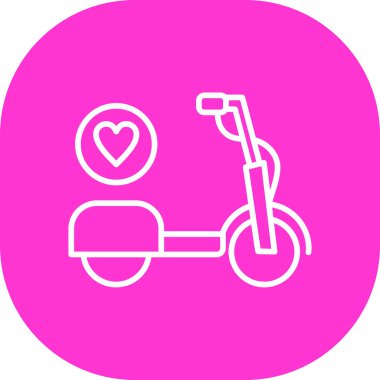 vektör bisiklet simgesi çizimi