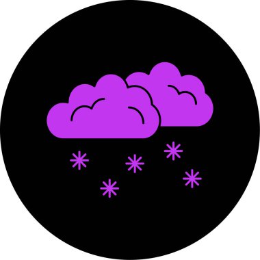 bulut simgesi, vektör illüstrasyonu