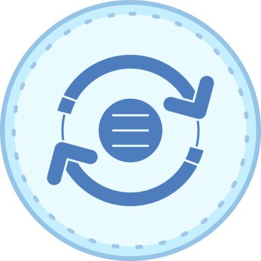 Bir simgenin vektör illüstrasyonu