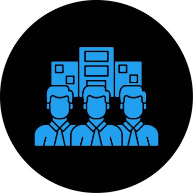 İnsan simgesinin vektör illüstrasyonu