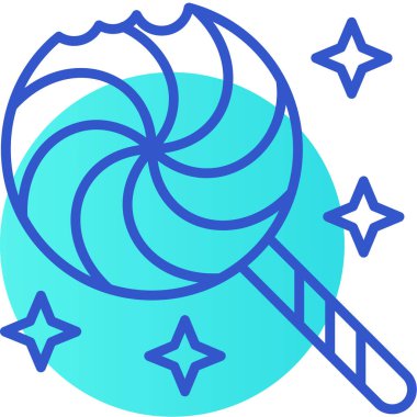 Lolipop. Web simgesi basit illüstrasyon