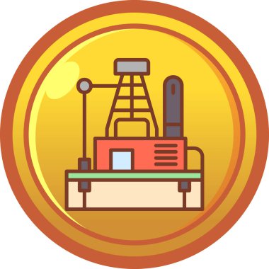 Modern simgenin vektör illüstrasyonu