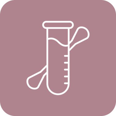 test tüp vektör simgesi