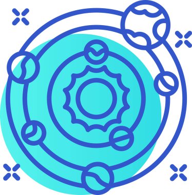 Güzel bir çiçeğin vektör çizimi