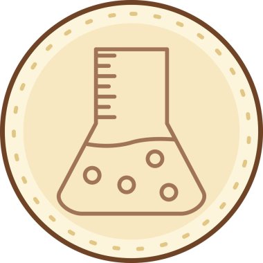 Bilim simgesi vektör illüstrasyonu