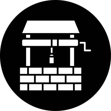 Bina. Web simgesi basit illüstrasyon