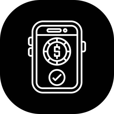 cep telefonu ikonu vektör illüstrasyonu