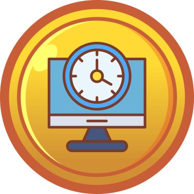 Basit dizayn edilmiş dizüstü bilgisayar vektörü simgesi