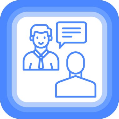 İş adamı ikonu. Web için iş adamı vektör simgelerinin özet çizimi