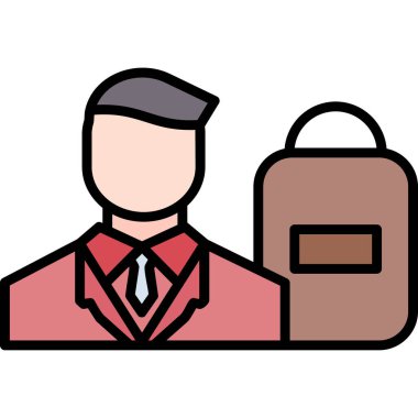 iş adamı evrak çantası simgesi