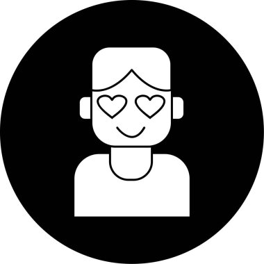 Aşk simgesinin vektör illüstrasyonu