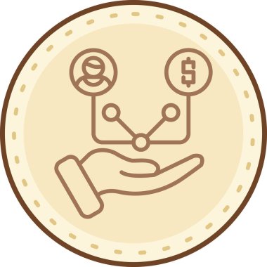 para simgesi vektör illüstrasyonu