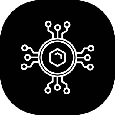 Modern simgenin vektör illüstrasyonu