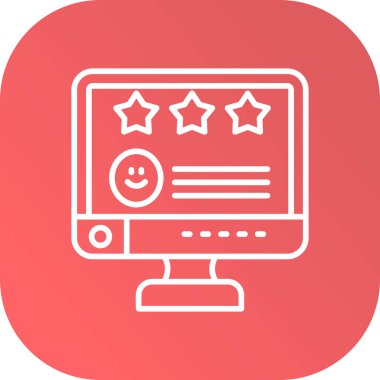 Moda biçimi izole edilmiş arkaplanda derecelendirme simgesi