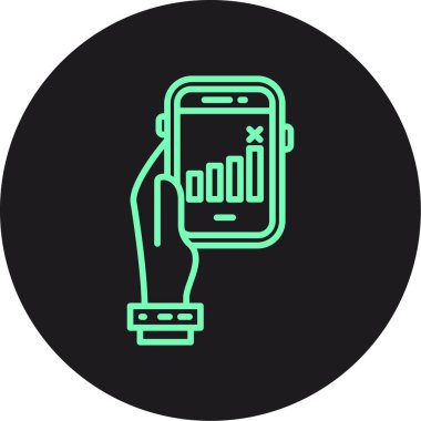 Vektör Mobil simge illüstrasyonu