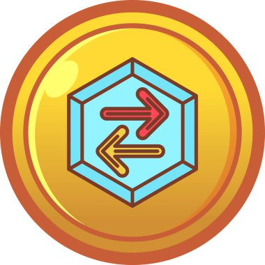 Moda biçimi izole edilmiş arkaplanda oyun simgesi