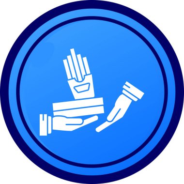 el simgesi vektör illüstrasyonu