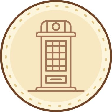 Kahve öğütücü simgesi, basit vektör illüstrasyonu