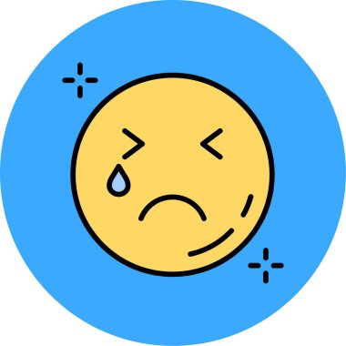 hüzünlü emoji simgesi tasarımı, vektör, ses 10 grafiksel