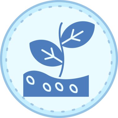 Ekoloji. Web simgesi basit illüstrasyon