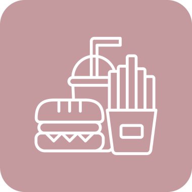 Gıda simgesinin vektör illüstrasyonu