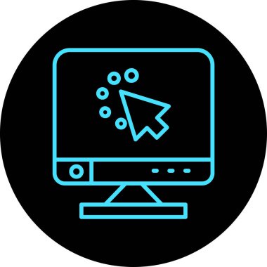 Simge yükleniyor, vektör illüstrasyonu basit tasarım