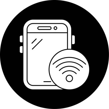 cep telefonu ikonu vektör illüstrasyonu