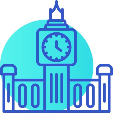 Bina. Web simgesi basit illüstrasyon