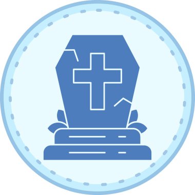 tabut simgesi, vektör illüstrasyon tasarımı